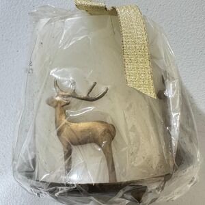 Christmas Deer Candle Holder Centerpiece  Oldsock